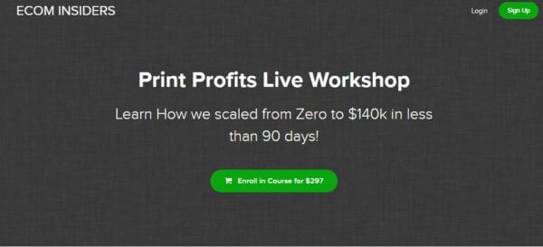 James Beattie – Print Profits Live Workshop