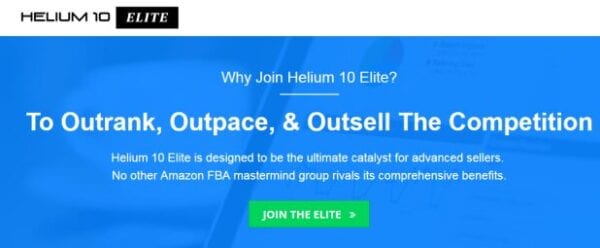 Helium 10 Elite – Amazon FBA Masterminds UP3