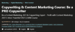 Content Marketing Course – Be a PRO Copywriter
