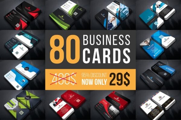 80 Business Cards Mega Bundle