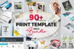 90+ Print Templates Mega Bundle