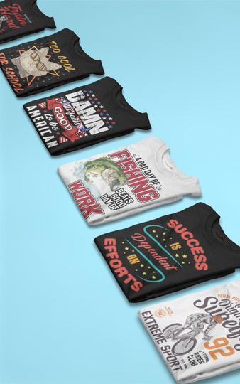 10 Free Editable T-Shirt Designs and $24,747 In Only 1 Month Download
