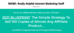 JayKay Dowdall – RHIMS 2.0 - SELLING YOUR FIRST 100 AFFILIATE PRODUCTS Free Download