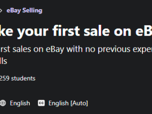 How to make your first sale on eBay Free Download