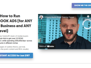 Alex Fedotoff – 7-Figure Media Buyer Training for Facebook Download
