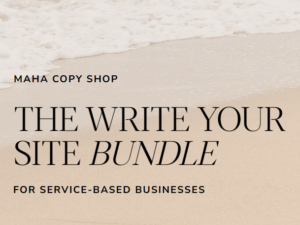 Madison & Haley – The Write Your Site Bundle
