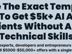 The AI Audit – The Exact Template I Use To Get $5k+ AI Audit Clients Without Any
