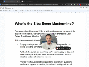 Salif Sibane – Siba Ecom Mastermind (9-Figure Ecom Creatives & Funnels Mastermind) Download